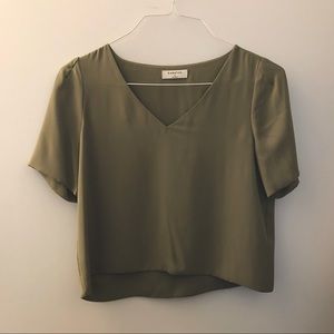 Aritzia Babaton cropped blouse